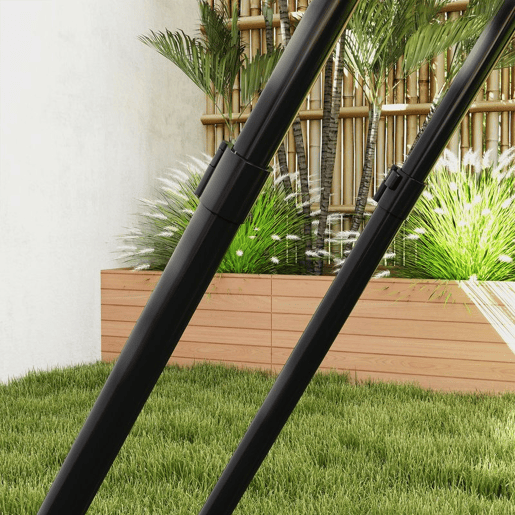 HOMCOM Rede de Rebote Dobrável com 4 Ângulos Ajustáveis para Treinamento de Futebol Beisebol Desportes de Exterior 128x118x108-120cm Preto