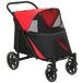 Cochecito para Mascota Acero, Tela Oxford PawHut Cochecito para Mascota Acero, Tela Oxford PawHut Rojo