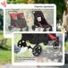 Cochecito para Mascota Acero, Tela Oxford PawHut Cochecito para Mascota Acero, Tela Oxford PawHut Rojo