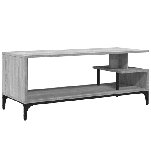 Móvel de TV - Modulo de TV - Armário de TV derivados madeiraaço revestido pó cinzento sonoma