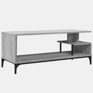 Móvel de TV - Modulo de TV - Armário de TV derivados madeiraaço revestido pó cinzento sonoma