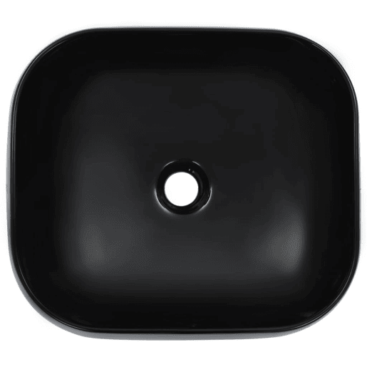 Lavatório - Lavabo - Pia de banheiro 44,5x39,5x14,5 cm cerâmica preto Lavatório - Lavabo - Pia de banheiro 44,5x39,5x14,5 cm cerâmica preto