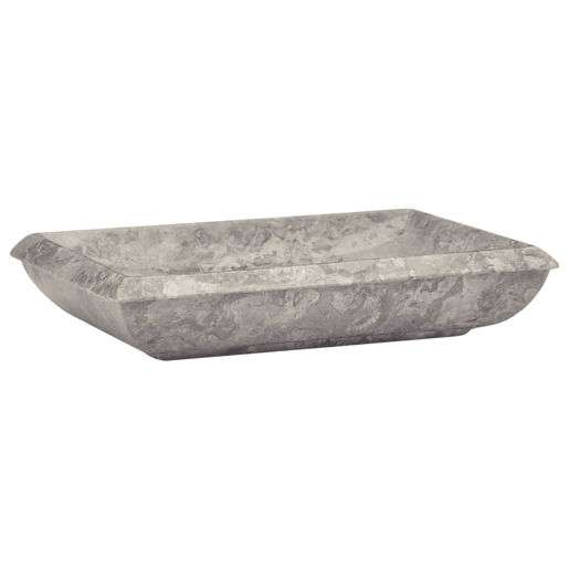 Lavatório - Lavabo - Pia de banheiro 50x35x10 cm mármore cinzento