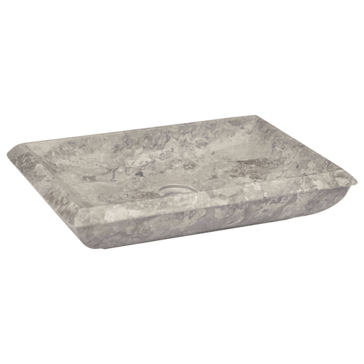 Lavatório - Lavabo - Pia de banheiro 50x35x10 cm mármore cinzento