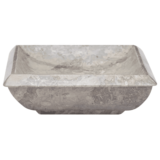 Lavatório - Lavabo - Pia de banheiro 50x35x10 cm mármore cinzento
