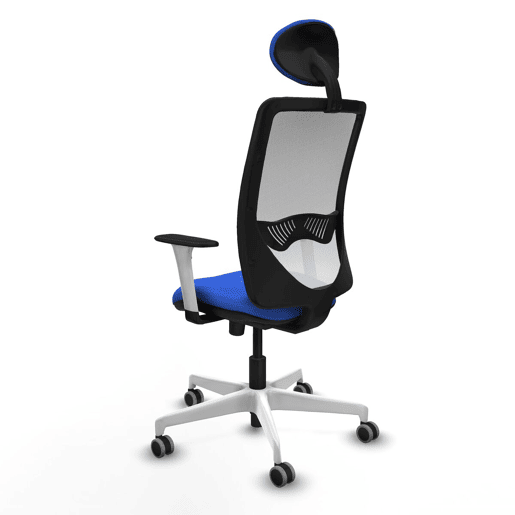 Cadeira de escritório com apoio para a cabeça Zulema Piqueras y Crespo 1B026G1 Azul