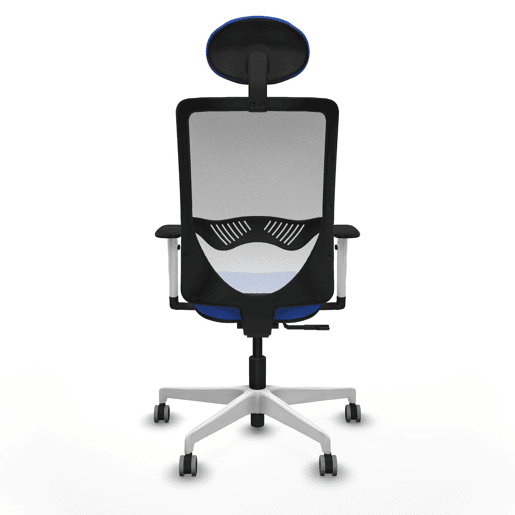Cadeira de escritório com apoio para a cabeça Zulema Piqueras y Crespo 1B026G1 Azul