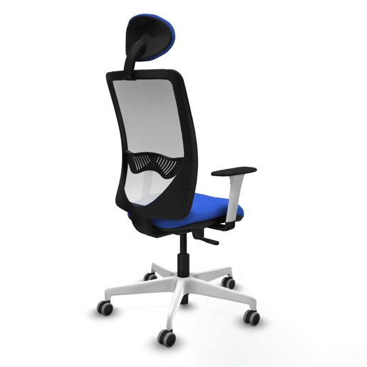 Cadeira de escritório com apoio para a cabeça Zulema Piqueras y Crespo 1B026G1 Azul