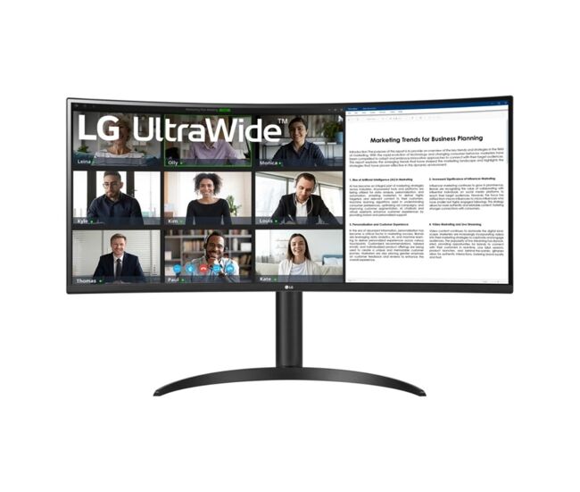 Monitor lg 34wr55qk-b 4k ultra hd wide quad hd 34"