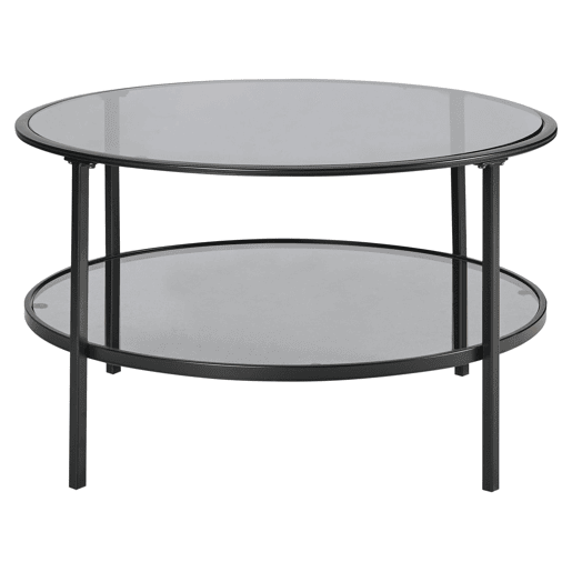 Mesa de centro TELLAKA Vidro de segurança (temperado) Preto
