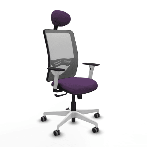 Cadeira de escritório com apoio para a cabeça Zulema Piqueras y Crespo 1B026G1 Roxo