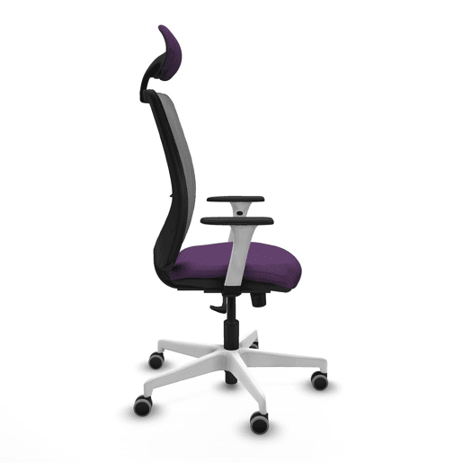 Cadeira de escritório com apoio para a cabeça Zulema Piqueras y Crespo 1B026G1 Roxo