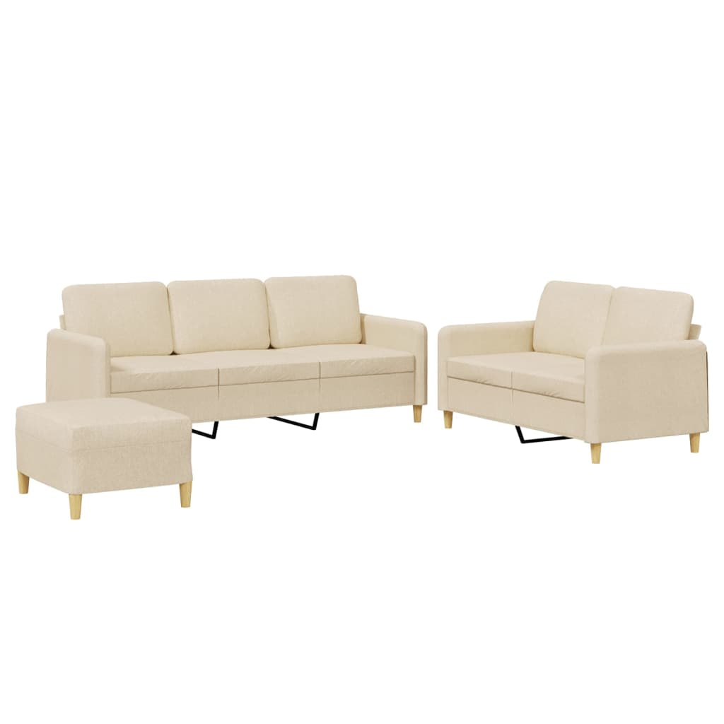 Conjunto De Sofás Crema
