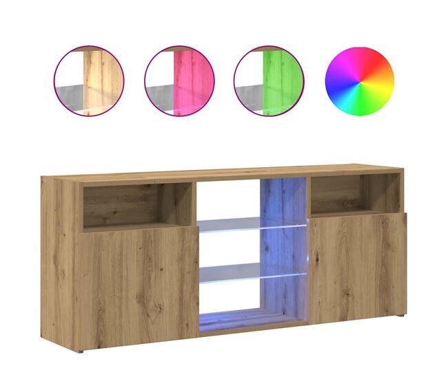 Mueble TV - Mesa de TV luces LED 120