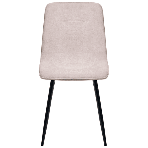 Conjunto de 4 cadeiras de jantar TUSCOLA Tecido Creme