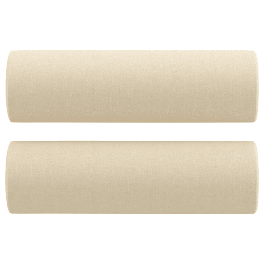 vidaXL 4 pcs conjunto de sofás com almofadas tecido cor creme vidaXL 4 pcs conjunto de sofás com almofadas tecido cor creme