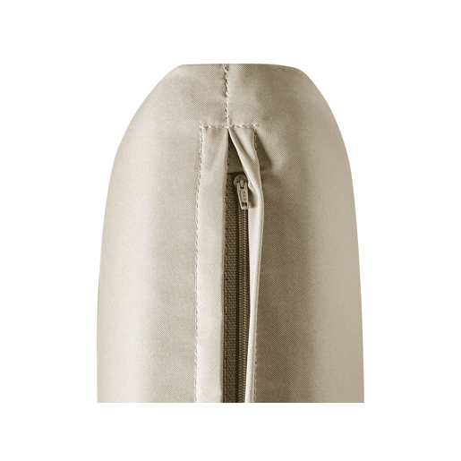 Conjunto de 6 almofadas de encosto JAVAAMANTEA PREMIUM 50 x 70 cm Taupe