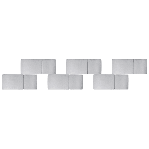 Conjunto de 6 almofadas de encosto JAVAAMANTEA PREMIUM 50 x 70 cm Cinzento Conjunto de 6 almofadas de encosto JAVAAMANTEA PREMIUM 50 x 70 cm Cinzento