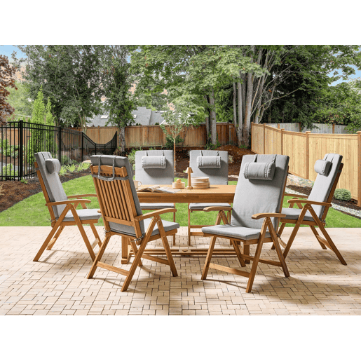 Conjunto de 6 almofadas de encosto JAVAAMANTEA PREMIUM 50 x 70 cm Cinzento Conjunto de 6 almofadas de encosto JAVAAMANTEA PREMIUM 50 x 70 cm Cinzento