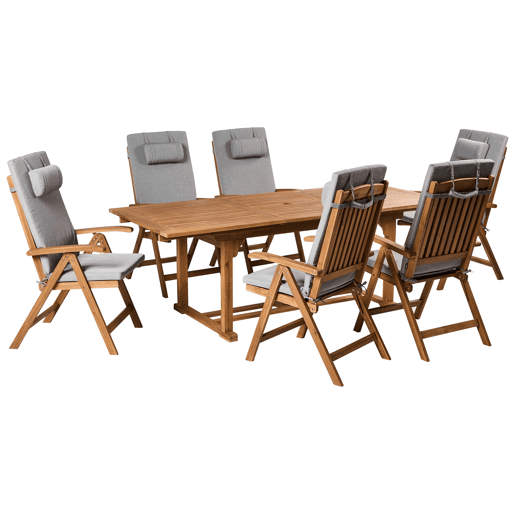 Conjunto de 6 almofadas de encosto JAVAAMANTEA PREMIUM 50 x 70 cm Cinzento Conjunto de 6 almofadas de encosto JAVAAMANTEA PREMIUM 50 x 70 cm Cinzento