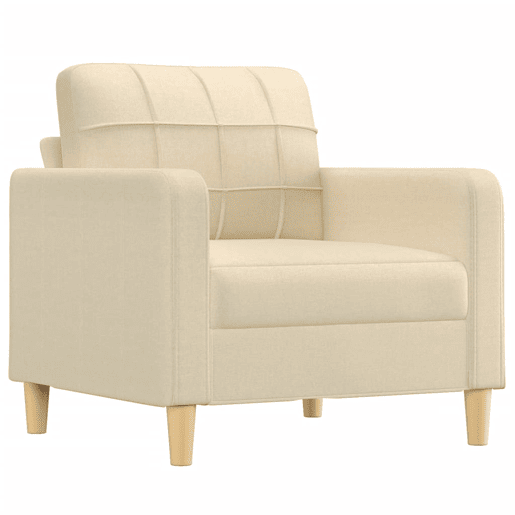 vidaXL 4 pcs conjunto de sofás com almofadões tecido cor creme vidaXL 4 pcs conjunto de sofás com almofadões tecido cor creme
