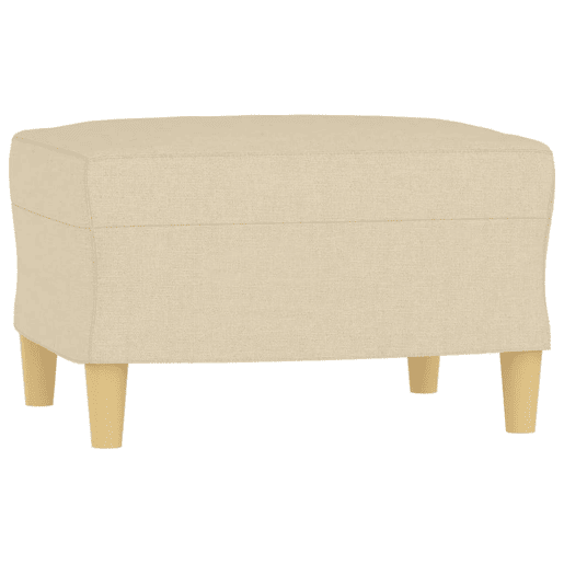 vidaXL 4 pcs conjunto de sofás com almofadões tecido cor creme vidaXL 4 pcs conjunto de sofás com almofadões tecido cor creme