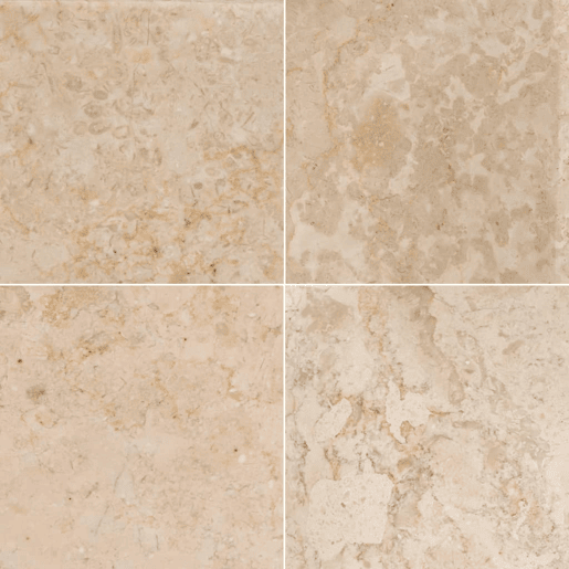 Lavatório - Lavabo - Pia de banheiro 40x40x10 cm mármore cor creme