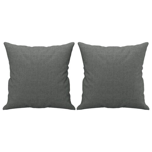 vidaXL 2 pcs conjunto de sofás com almofadas tecido cinzento-escuro vidaXL 2 pcs conjunto de sofás com almofadas tecido cinzento-escuro