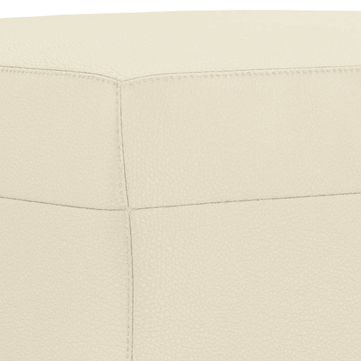 vidaXL 3 pcs conjunto sofás c almofadões couro artificial cor creme vidaXL 3 pcs conjunto sofás c almofadões couro artificial cor creme
