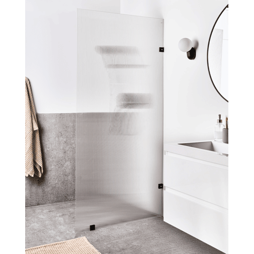 Painel de duche MAHUIDA 900 x 1950 mm Preto