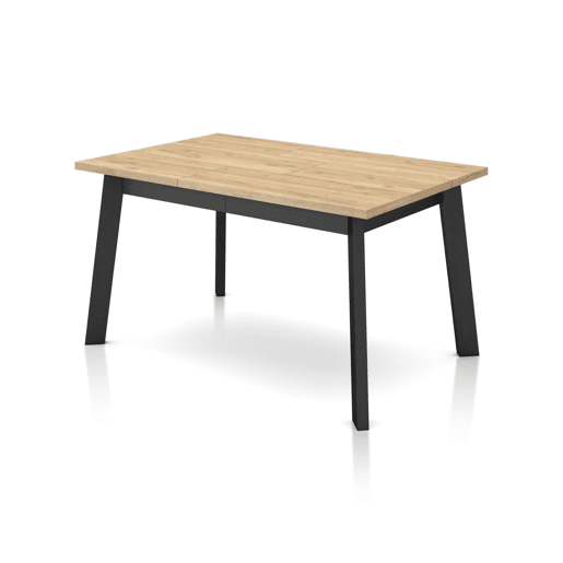 Mesa de jantar Naira 140 Roble Negro 141 x 74 x 90 cm