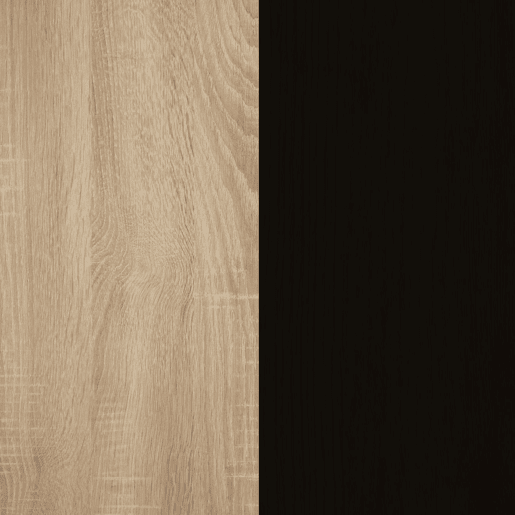 Mesa de jantar Naira 140 Roble Negro 141 x 74 x 90 cm