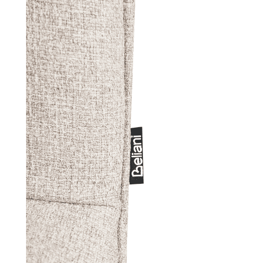 Conjunto de 2 cadeiras de jantar CARVER Tecido Creme