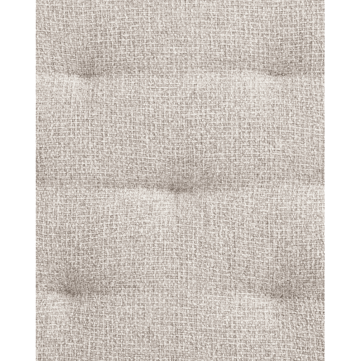 Conjunto de 2 cadeiras de jantar CARVER Tecido Creme