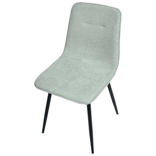 Conjunto de 4 cadeiras de jantar TUSCOLA Tecido Verde claro