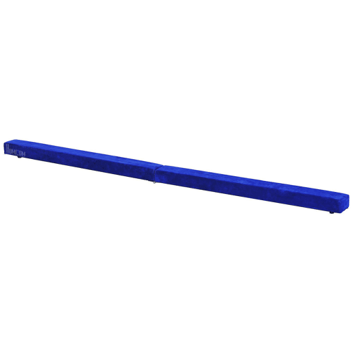 HOMCOM Barra de Equilíbrio Ginástica Dobrável 210 cm Barra de Ginástica Artística Viga de Equilíbrio para Crianças Iniciantes e Ginastas Profissionais para Treino em Casa 210x10x6,5 cm Azul