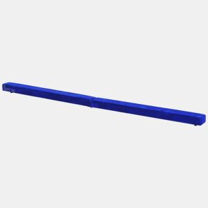 HOMCOM Barra de EquilÃbrio Ginástica Dobrável 210 cm Barra de Ginástica ArtÃstica Viga de EquilÃbrio para Crianças Iniciantes e Ginastas Profissionais para Treino em Casa 210x10x6,5 cm Azul