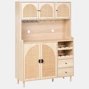 Armário de cozinha CAMPBELLTON 120 cm Castanho claro
