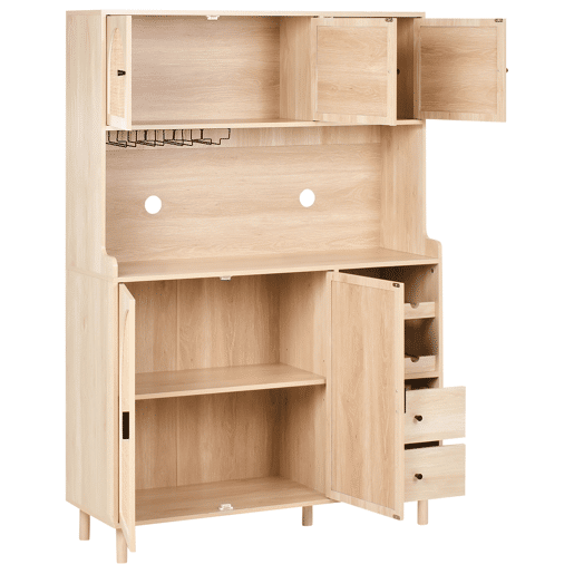 Armário de cozinha CAMPBELLTON 120 cm Castanho claro