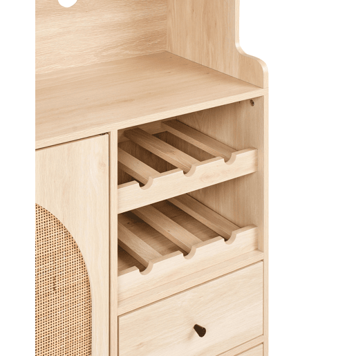 Armário de cozinha CAMPBELLTON 120 cm Castanho claro