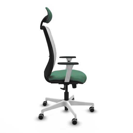 Cadeira de escritório com apoio para a cabeça Zulema Piqueras y Crespo 1B026G1 Verde Esmeralda
