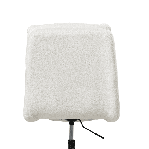 Cadeira de escritório ADDISON Bouclé Branco Cadeira de escritório ADDISON Bouclé Branco