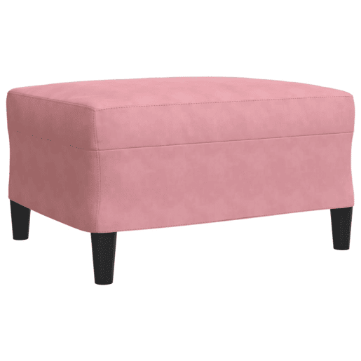 vidaXL 4 pcs conjunto de sofás com almofadões e rolos veludo rosa vidaXL 4 pcs conjunto de sofás com almofadões e rolos veludo rosa