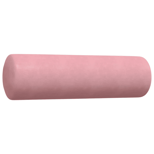 vidaXL 4 pcs conjunto de sofás com almofadões e rolos veludo rosa vidaXL 4 pcs conjunto de sofás com almofadões e rolos veludo rosa