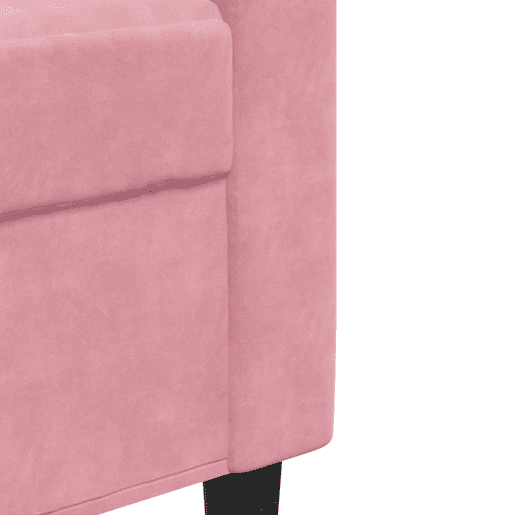 vidaXL 4 pcs conjunto de sofás com almofadões e rolos veludo rosa vidaXL 4 pcs conjunto de sofás com almofadões e rolos veludo rosa