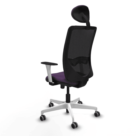 Cadeira de escritório com apoio para a cabeça Zulema Piqueras y Crespo 1B026G1 Roxo
