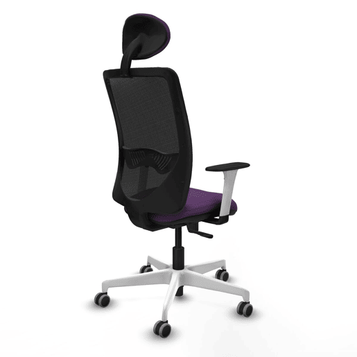 Cadeira de escritório com apoio para a cabeça Zulema Piqueras y Crespo 1B026G1 Roxo