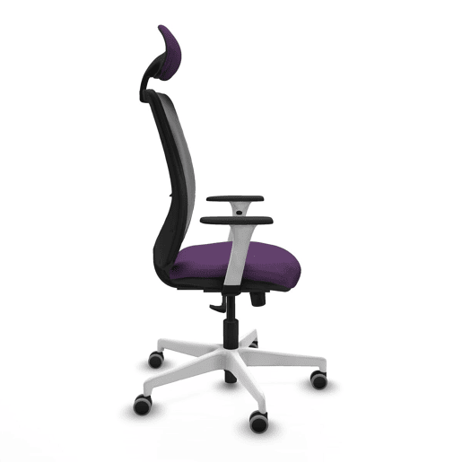 Cadeira de escritório com apoio para a cabeça Zulema Piqueras y Crespo 1B026G1 Roxo