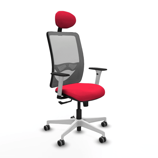 Cadeira de escritório com apoio para a cabeça Zulema Piqueras y Crespo 1B026G1 Vermelho Cadeira de escritório com apoio para a cabeça Zulema Piqueras y Crespo 1B026G1 Vermelho