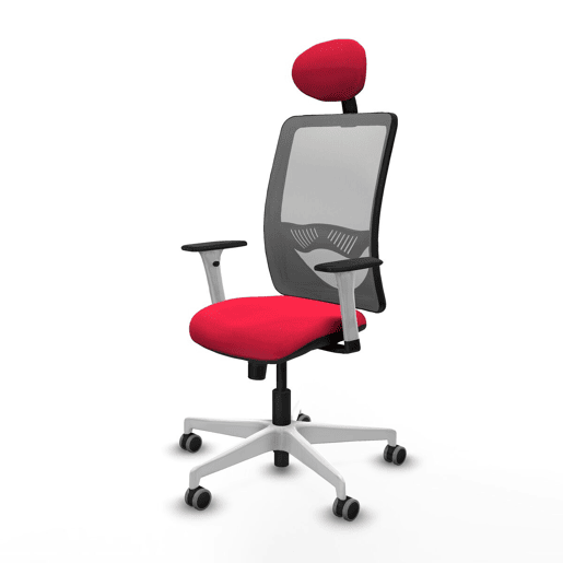 Cadeira de escritório com apoio para a cabeça Zulema Piqueras y Crespo 1B026G1 Vermelho Cadeira de escritório com apoio para a cabeça Zulema Piqueras y Crespo 1B026G1 Vermelho